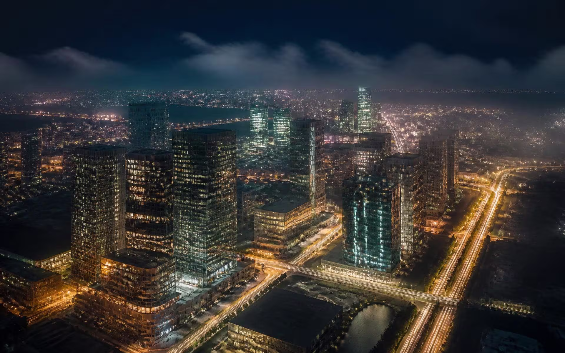 GIFT City at night